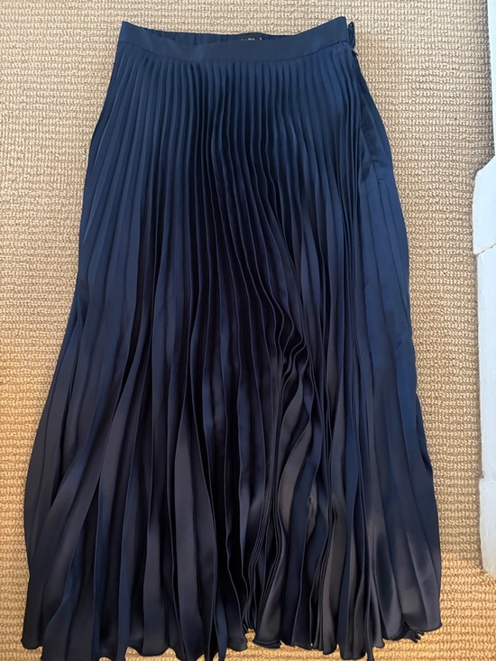 Abercrombie & Fitch Dresses & Skirts - Abercrombie Navy Pleated Maxi Skirt